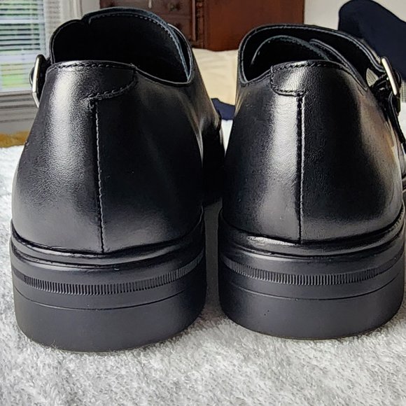 BALLY NEOS Black Calf Double Monk Strap US 9D main image 4